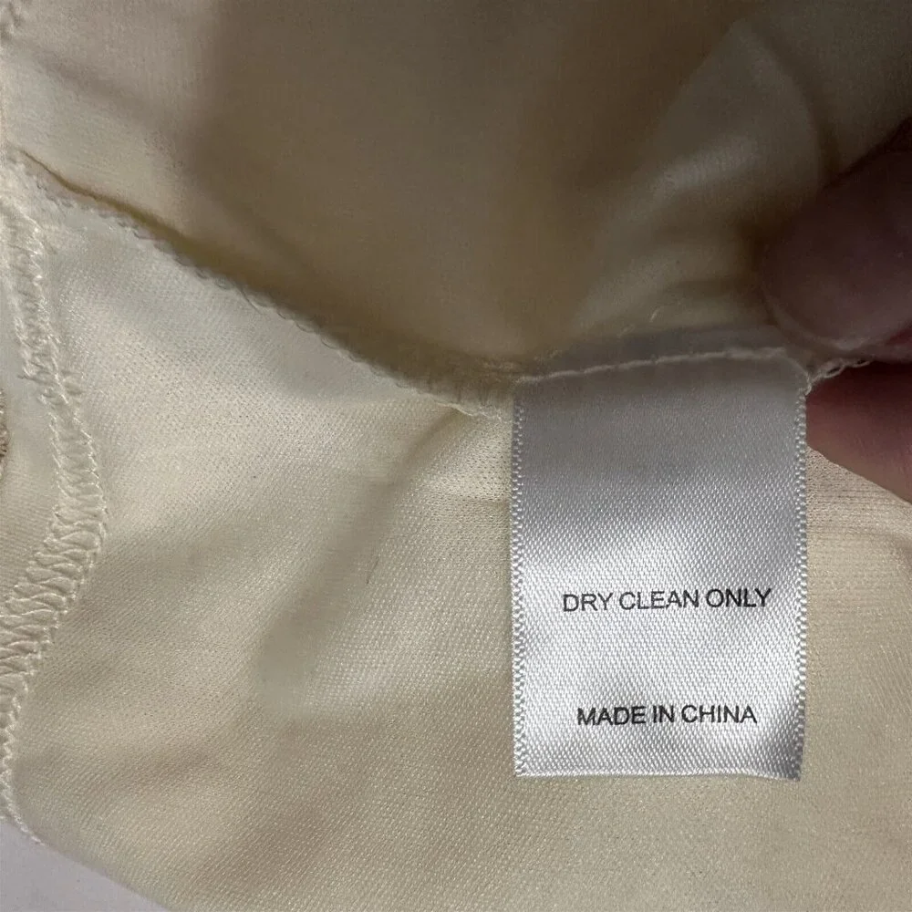 Medusa Skirt Lace Cream Beige Medium Mini Short New